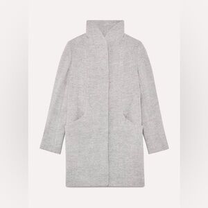 Aritzia Wilfred Gray Cocoon Coat